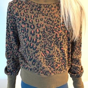 Animal print sweatshirt
